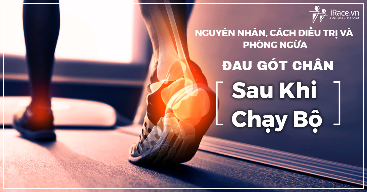 Hình ảnh người chạy bộ bị đau gân gót minh họa một trong những nguyên nhân phổ biến gây bệnh